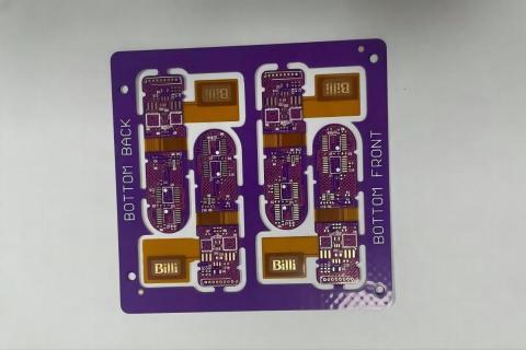 PCB 4L Rigid-flex לציוד רפואי- DuPont AP 8525